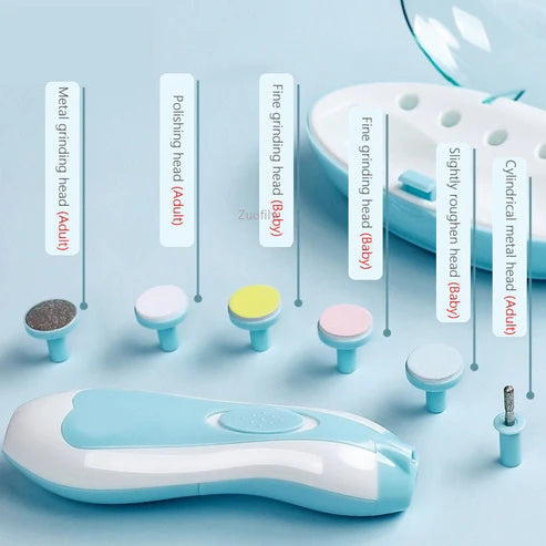 Electric Baby Nail Trimmer β Safe & Quiet Nail File for Newborns and Toddlers