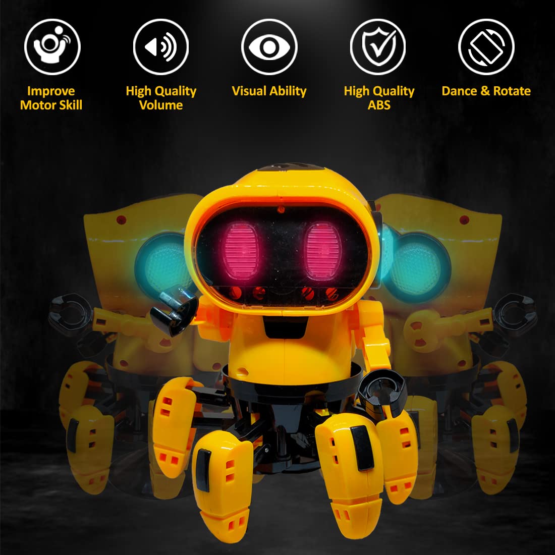 Electric Dancing Walking Robot Toy β Lights, Music & Movement (Kids Fun Gift)