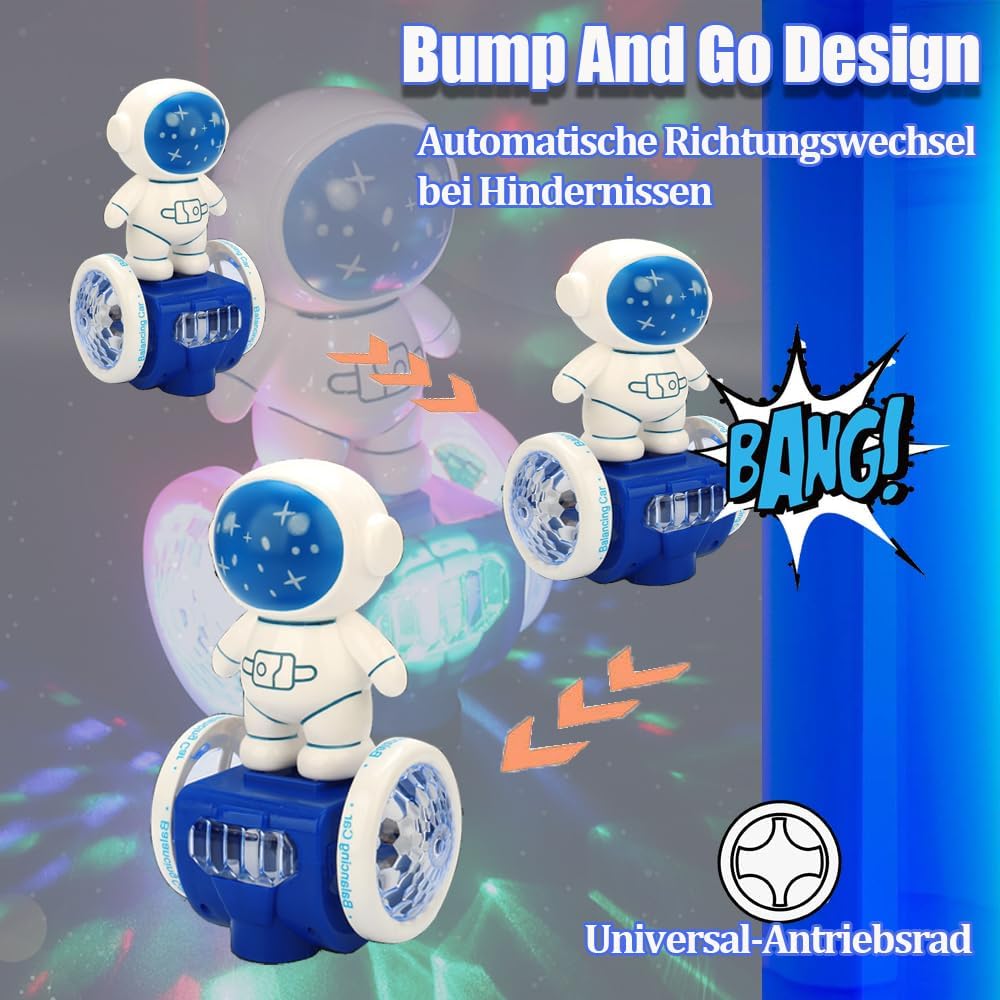 Electric Space Astronaut Balancing Toy β Music, Lights & Educational Fun