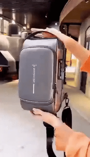 Multifunction Sling Bag – Anti-Theft Crossbody with USB Charging Port