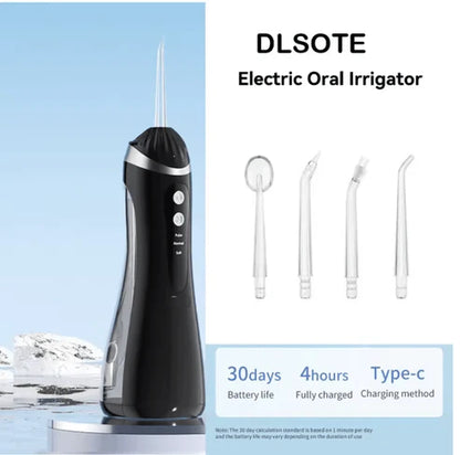 Cordless Oral Irrigator – Rechargeable Water Flosser with 3 Cleaning Modes