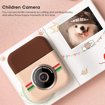 Kids Instant Print Camera – 12MP Selfie, Video & 2.4” Screen | Ages 3–12