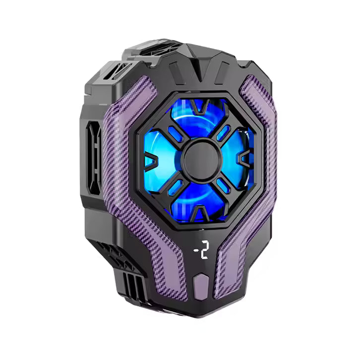 Hoco GM26 Mobile Cooling Fan – 3-Speed Adjustable with Temperature Display