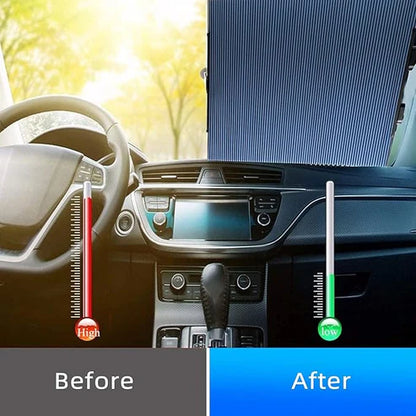 Retractable Car Sun Shade – UV & Heat Protection with Easy Roll-Up Design
