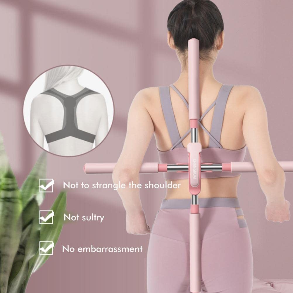 Adjustable Yoga Back Opener – Stainless Steel Posture Corrector for Shoulder & Spine Alignment