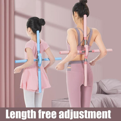 Adjustable Yoga Back Opener – Stainless Steel Posture Corrector for Shoulder & Spine Alignment