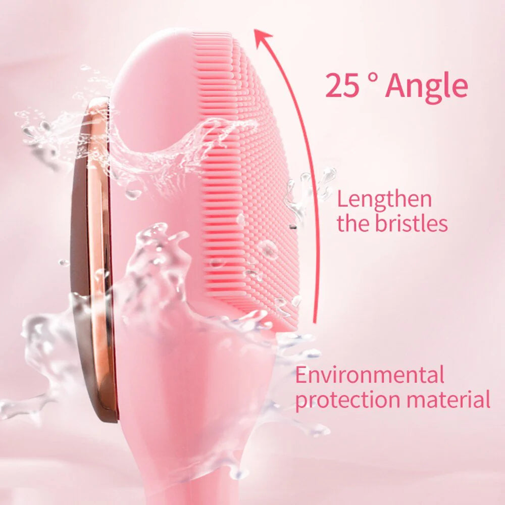 JML Porefitcon Sonic Facial Cleaner – 4-Mode Rechargeable Silicone Face Brush
