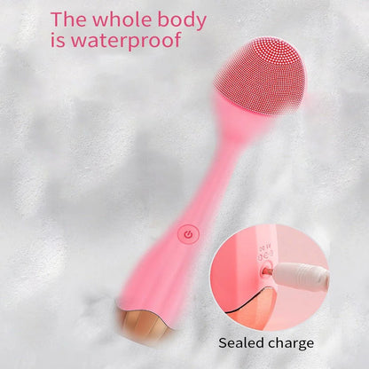 JML Porefitcon Sonic Facial Cleaner – 4-Mode Rechargeable Silicone Face Brush