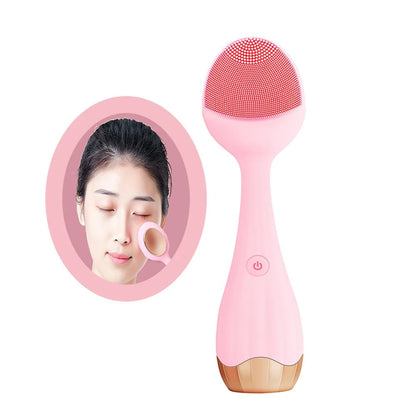 JML Porefitcon Sonic Facial Cleaner – 4-Mode Rechargeable Silicone Face Brush