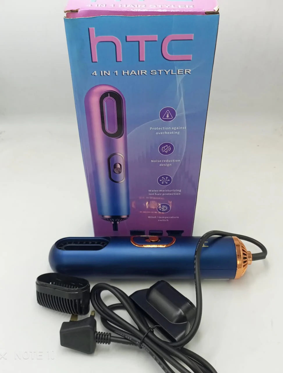 Compact Hair Dryer – Foldable, Ionic Travel Blow Dryer with Precision Nozzle