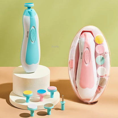 Electric Baby Nail Trimmer – Safe & Quiet Nail File for Newborns and Toddlers