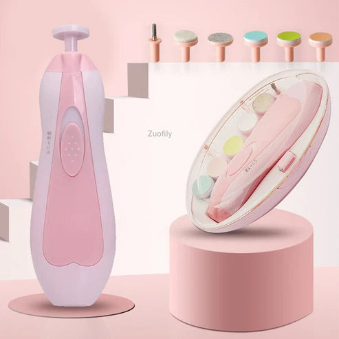 Electric Baby Nail Trimmer – Safe & Quiet Nail File for Newborns and Toddlers
