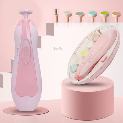 Electric Baby Nail Trimmer – Safe & Quiet Nail File for Newborns and Toddlers