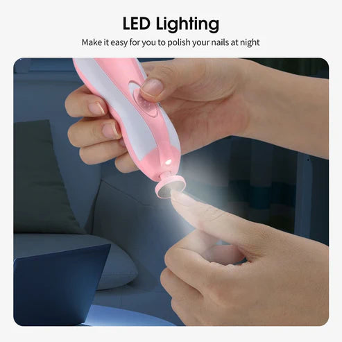 Electric Baby Nail Trimmer – Safe & Quiet Nail File for Newborns and Toddlers
