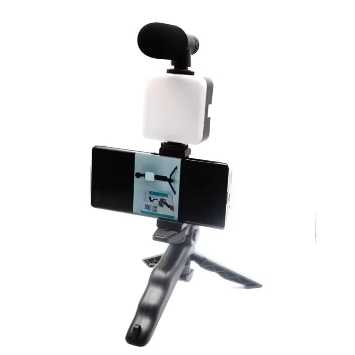 Vlogging Studio Kit – U-Shaped Stabilizer for Cameras & Smartphones