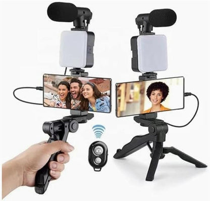 Vlogging Studio Kit – U-Shaped Stabilizer for Cameras & Smartphones