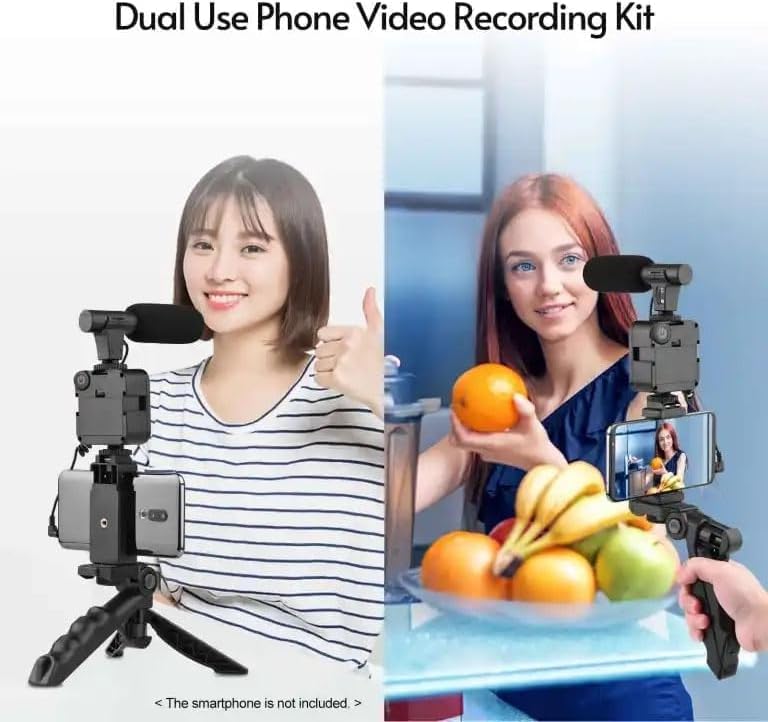 Vlogging Studio Kit – U-Shaped Stabilizer for Cameras & Smartphones