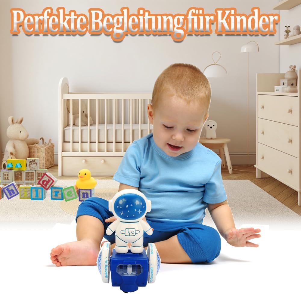 Electric Space Astronaut Balancing Toy – Music, Lights & Educational Fun