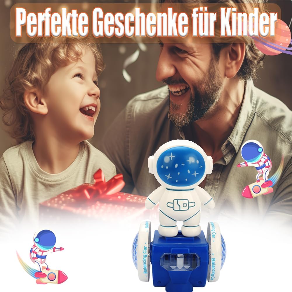 Electric Space Astronaut Balancing Toy – Music, Lights & Educational Fun